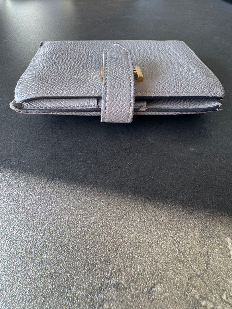 HERMES エルメス べアン コンパクト グリアスファルト ローズゴールド金具