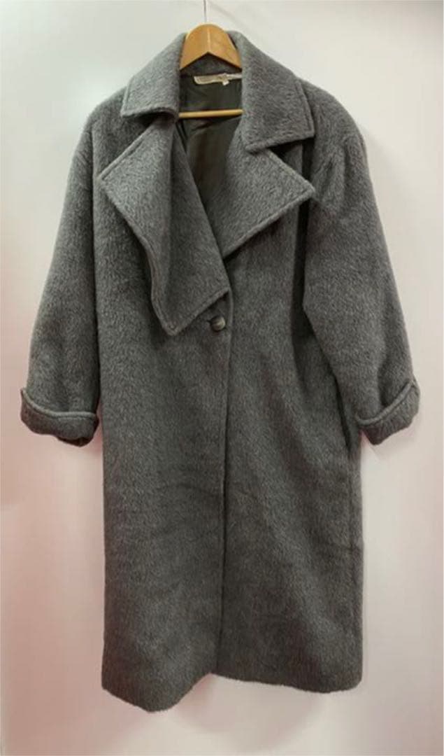 Vintage アルパカシャギーロングコート