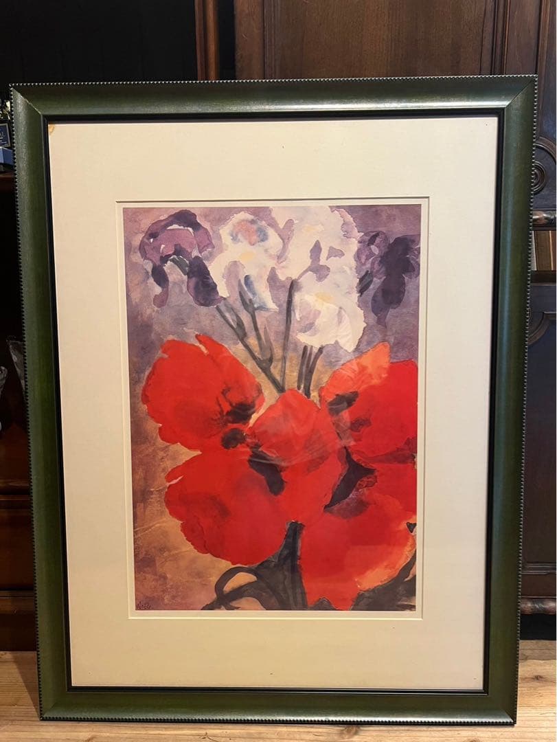 エミール ノルデ アイリス アート 額縁 インテリア