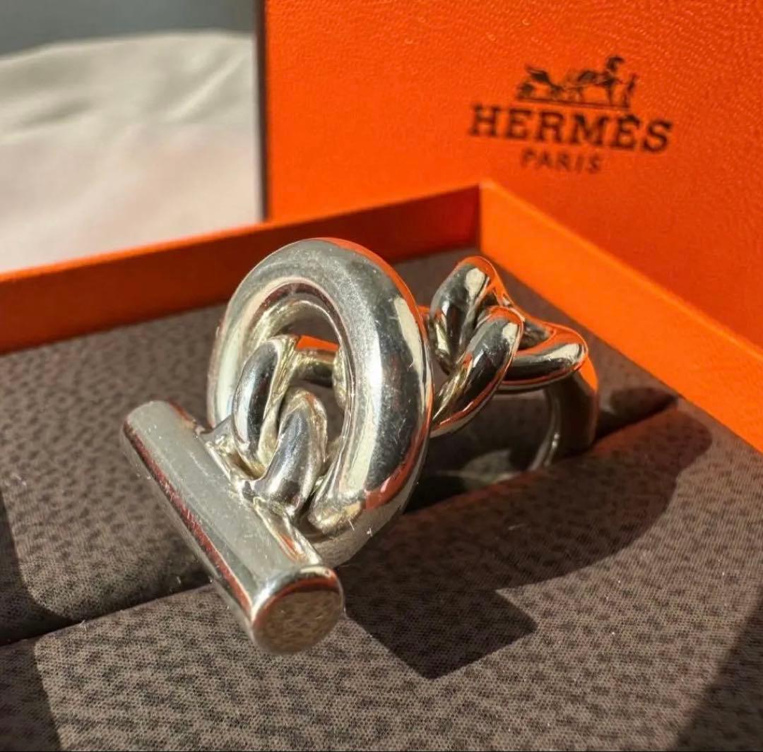 HERMES クロワゼット　リング　GM 59