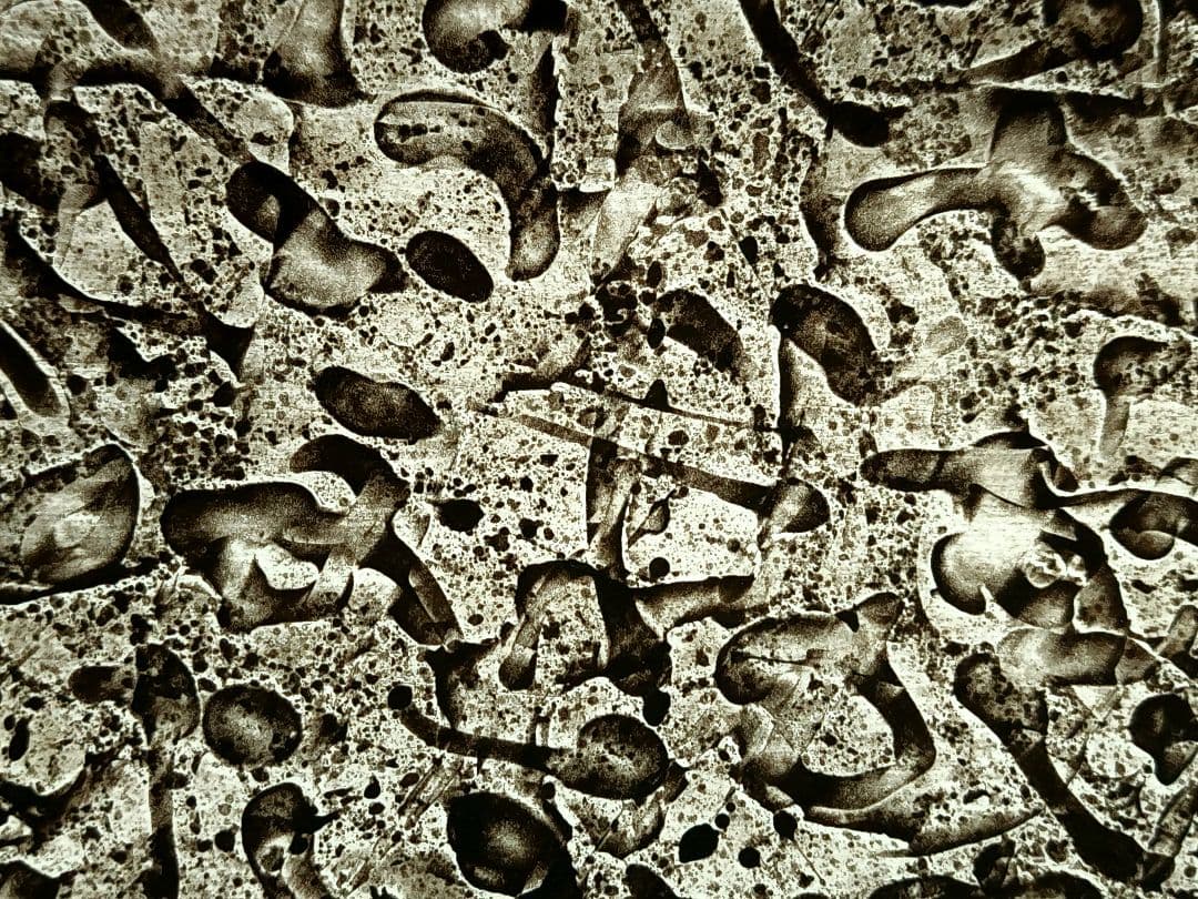 一原有徳　銅版画　EP 1978年 [DEN (2)] 59㎝x44.5cm