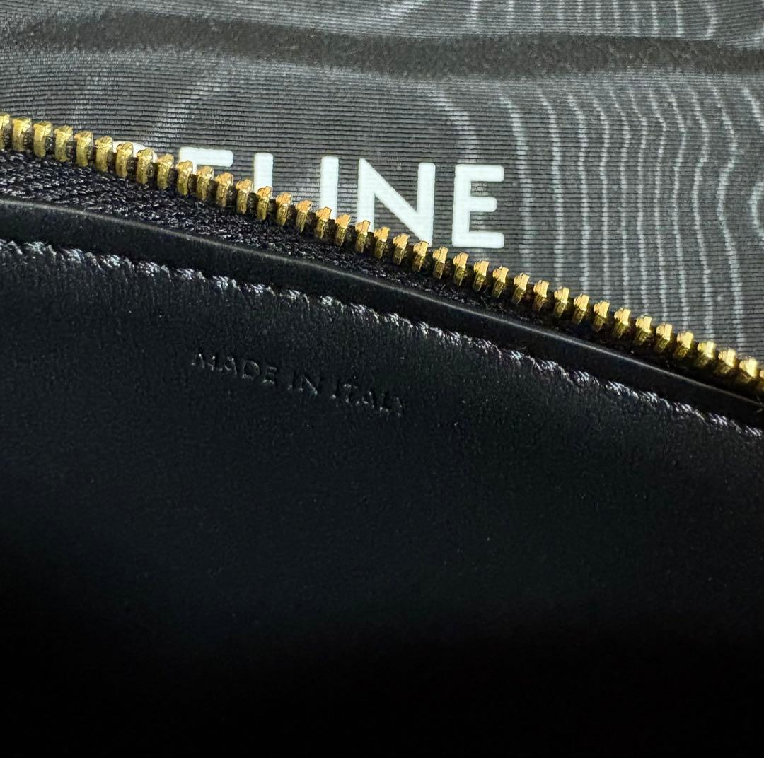 セリーヌ　パース キュイル トリオンフ スムースカーフスキン　小銭入れ