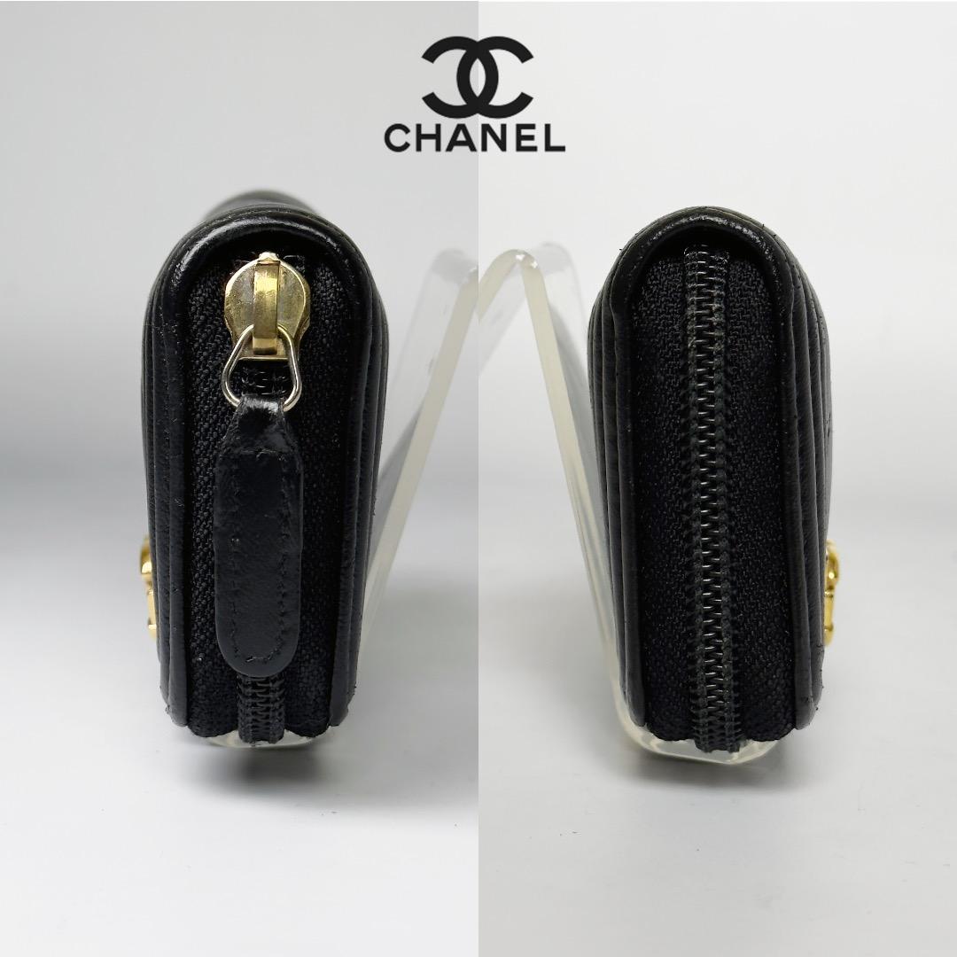 正規品　CHANEL ボーイシャネル　ゴールド金具　小銭入れ　ケース