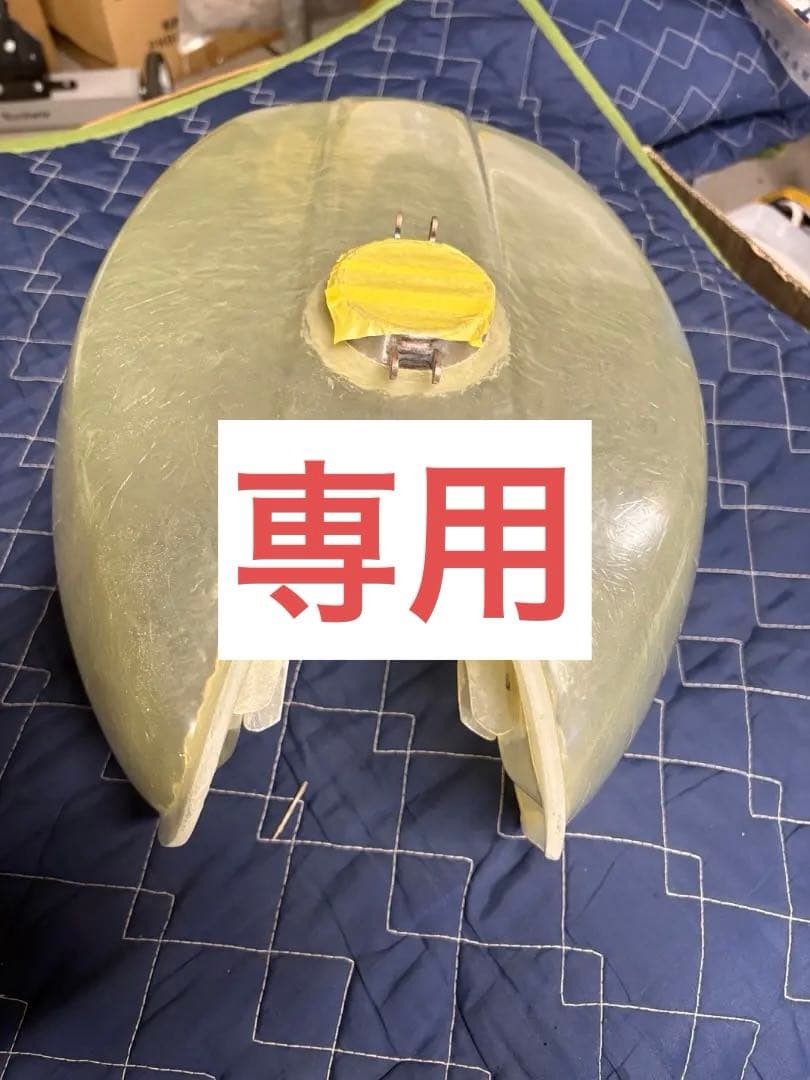 専用　GT380後期　未使用品イチパチクリアタンク、サイドカバーセット