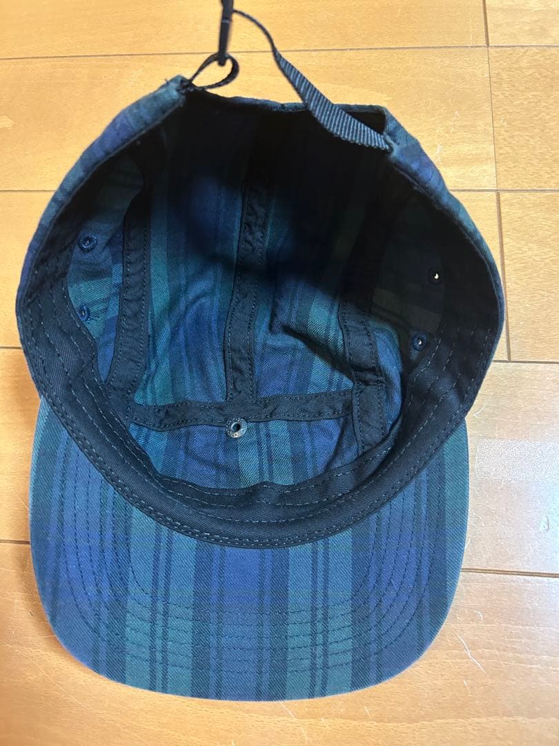 Supreme ジェットキャップ　チェック　ポケット付　ボックスロゴ