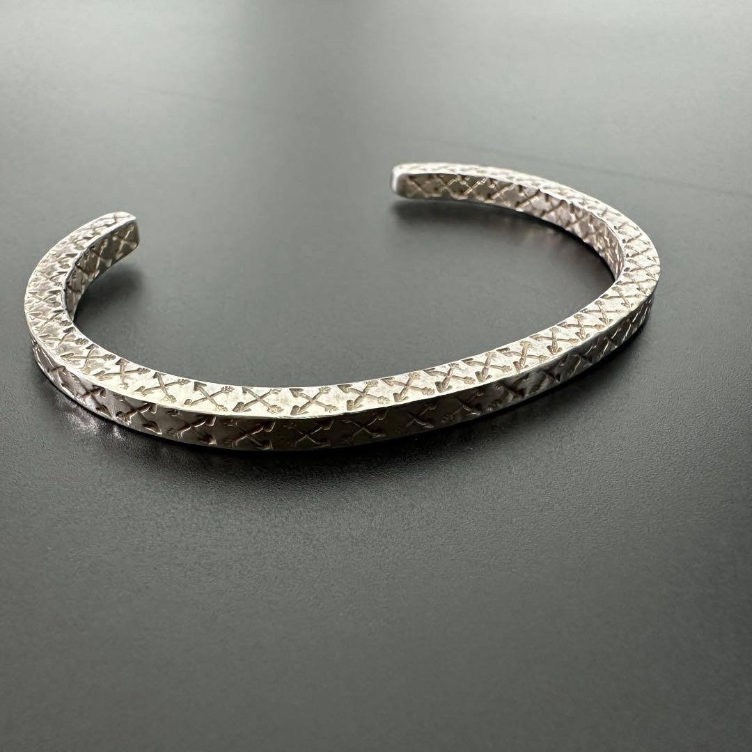 美品 NAVAJO Sunshine Reeves 4面スタンプワーク バングル