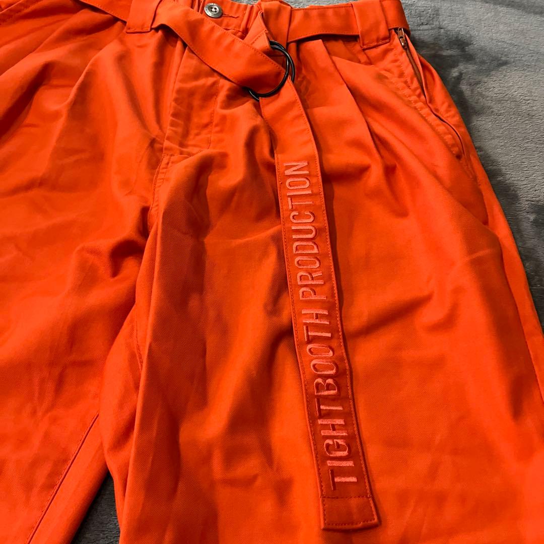 TIGHTBOOTH PRODUCTION パンツ M オレンジ
