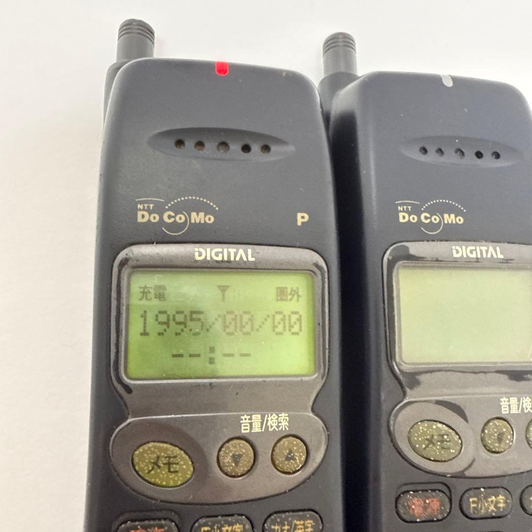 NTTドコモ P デジタルムーバ 携帯電話 2台セット