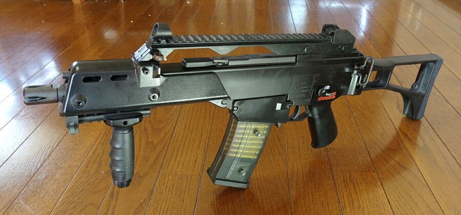 東京マルイ H&K G36C バーティカルフォアグリップ&470連射マガジン付き