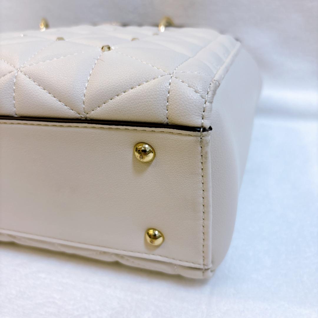 【新品、未使用✨】サマンサベガ　2way キルティングスタッズスクエアバッグ