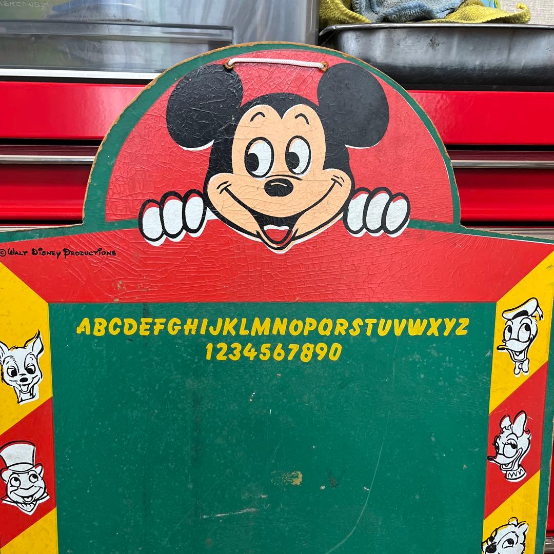 ミッキーマウス　黒板