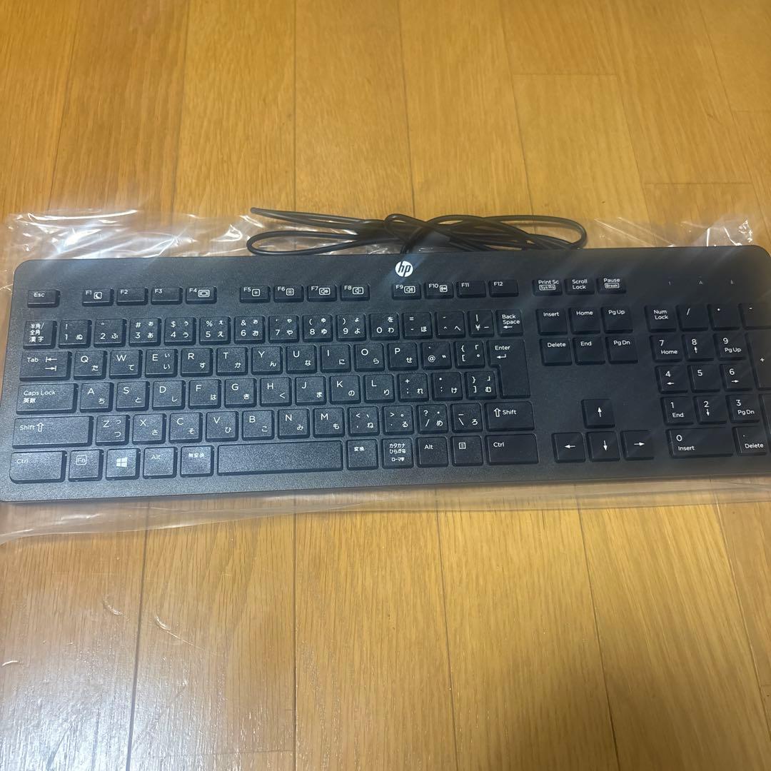 UZI新品　HP USB K8 有線キーボード 5台本体