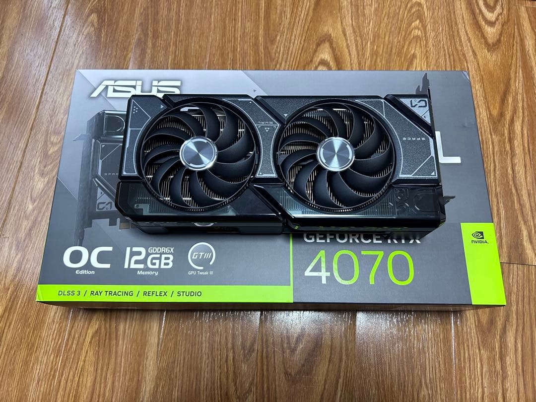 グラフィックボード・グラボ・ビデオカード ASUS GeForce RTX 4070 OC Edition 12GB