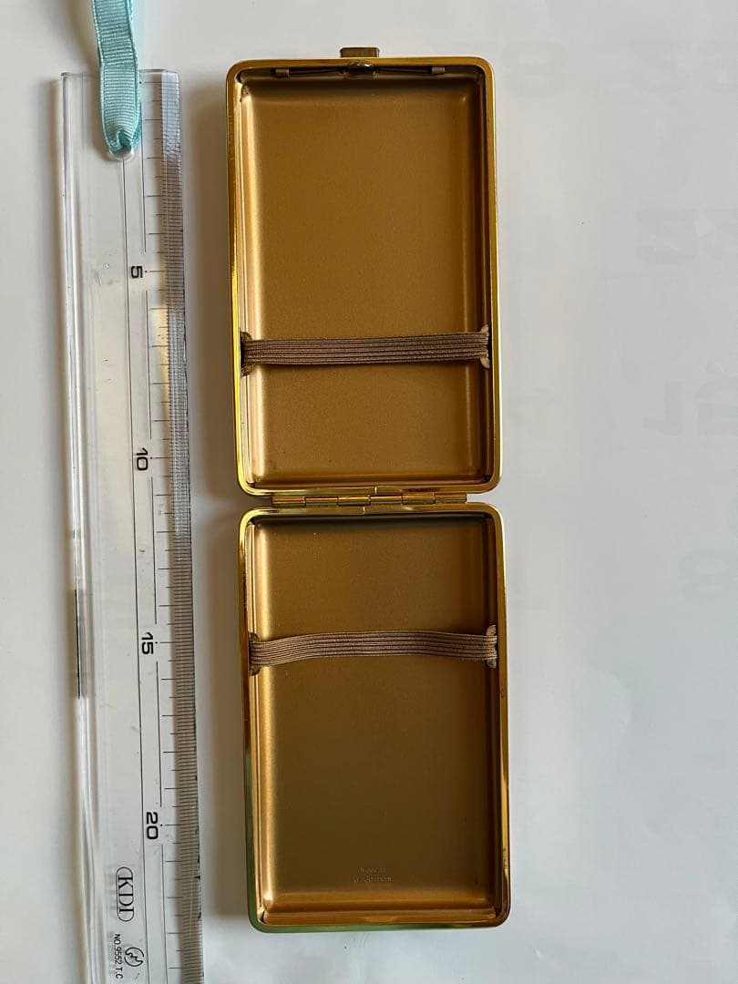 ⭐️【未使用】ゴールド ファイル 本皮 シガレット ケース カラチオラ 西ドイツ製