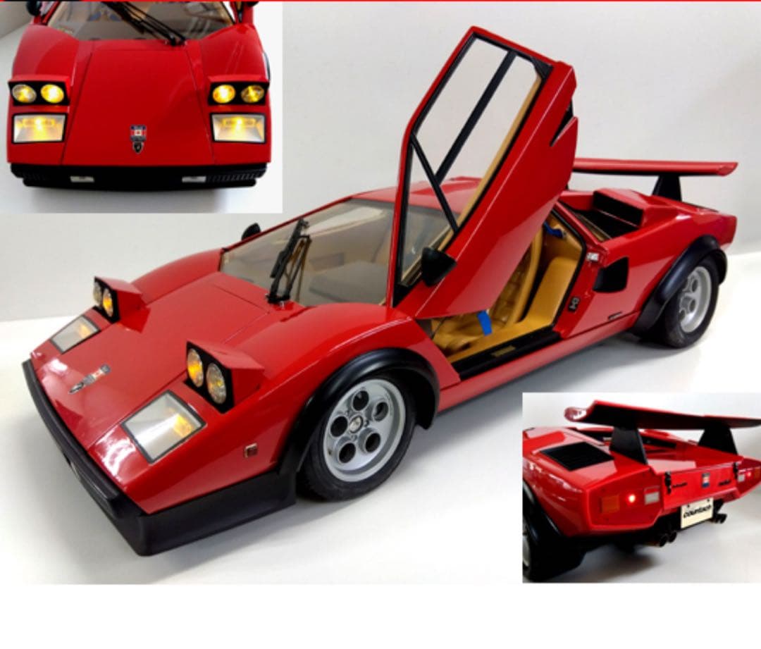 ディアゴスティーニ1/8 ランボルギーニカウンタック ウルフLP500S 完成品