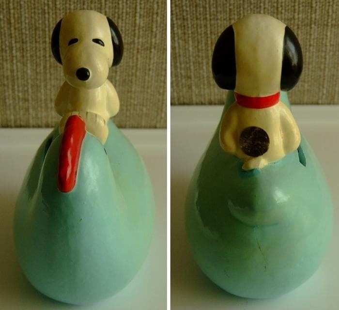 PEANUTS・スヌーピー・にわとりバンク・貯金箱・PM製・ヴィンテージ・レア