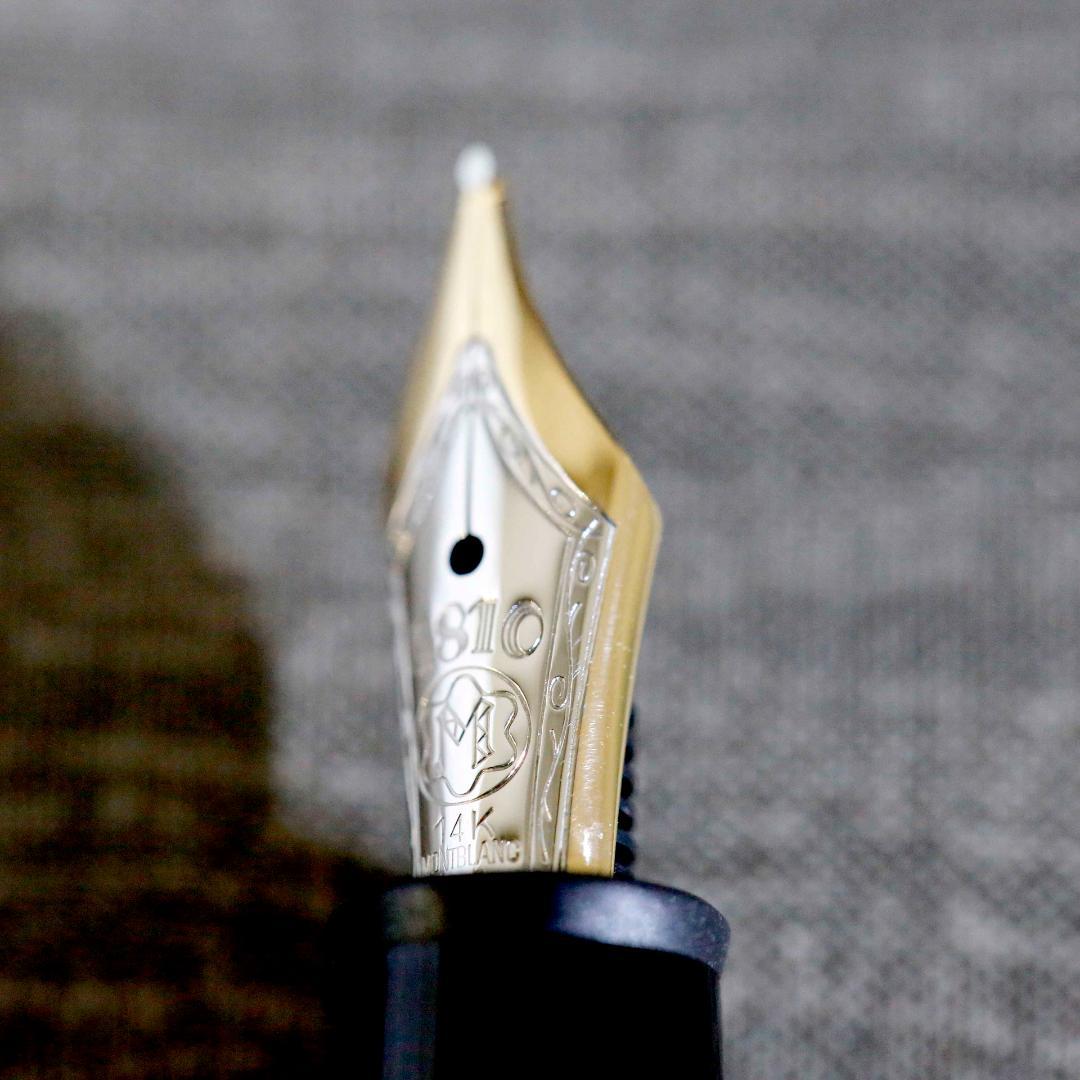 【極美品】モンブラン 万年筆 １４５ プラチナライン マイスターシュテュック