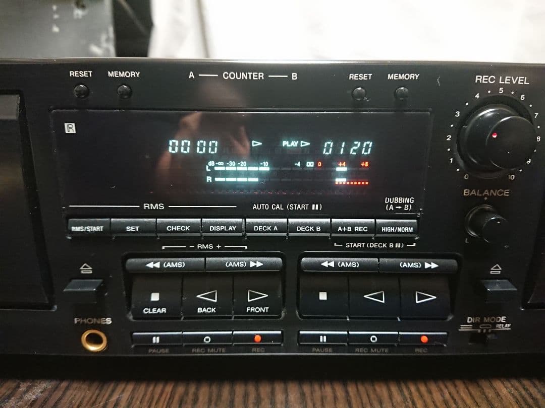 美品メンテナンス整備済 SONY製 ステレオカセットデッキ TC-WR705S