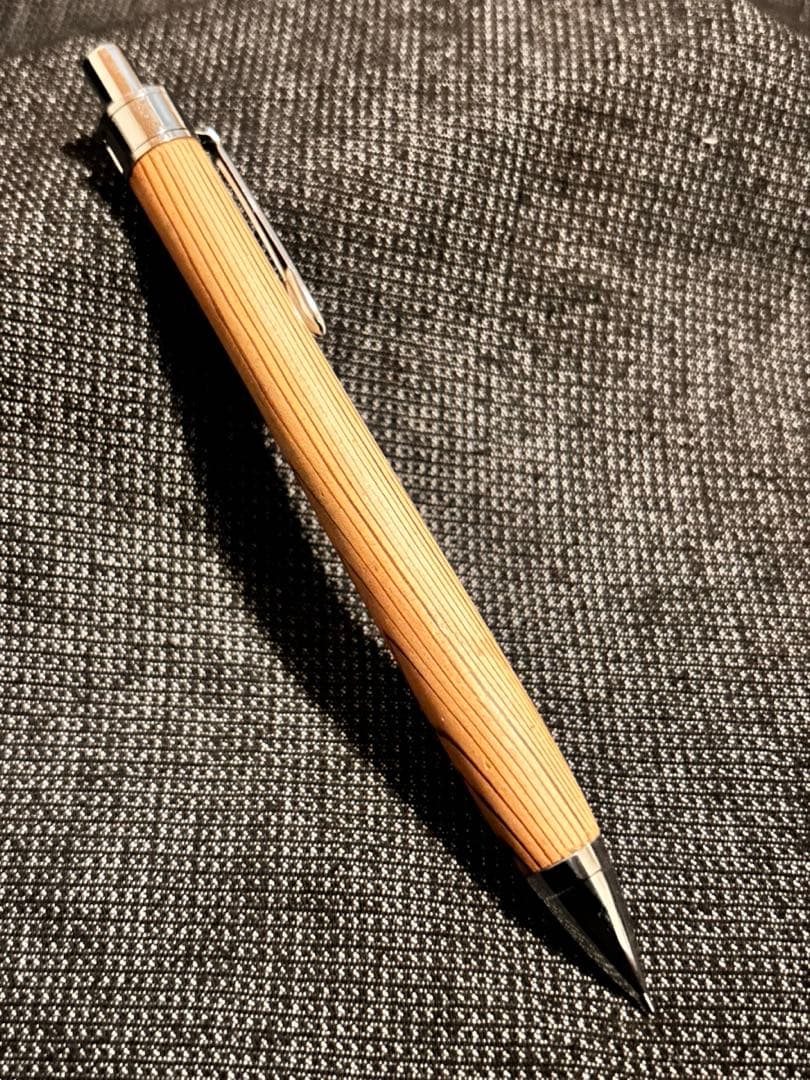 御山杉　木軸シャーペン