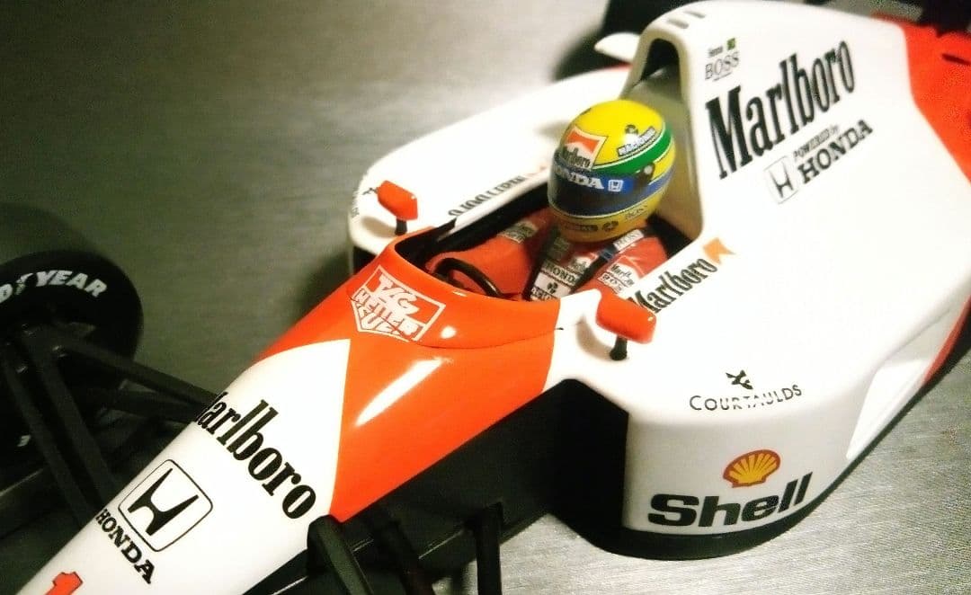 ミニチャンプス 1/18 F1 マクラーレン MP4/6 ホンダ A.セナ