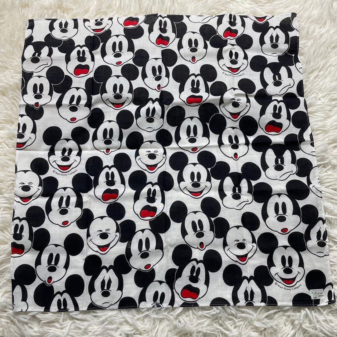 【新品】昭和レトロ ディズニー ハンカチ 5枚セット ミッキー ミニー 当時物