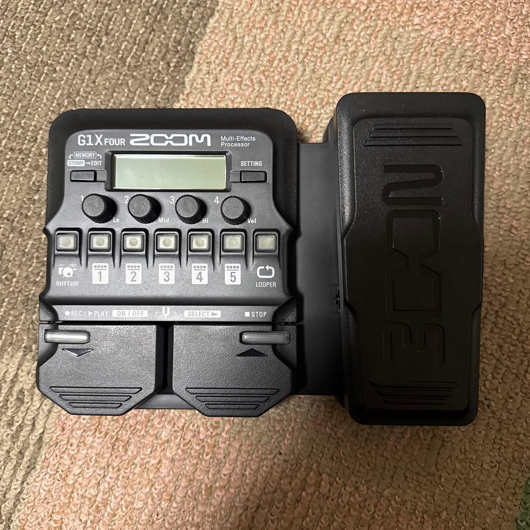 ZOOM G1X FOUR ギターエフェクター ACアダプターなし