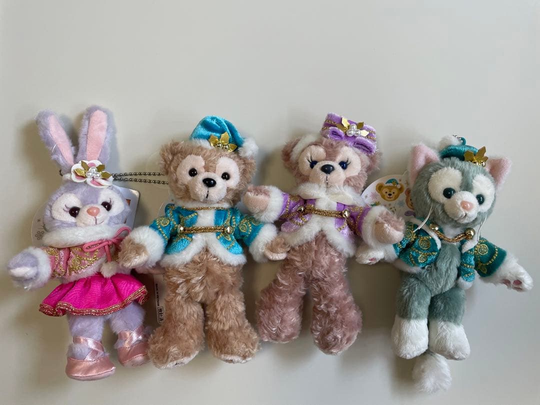 ディズニーシー クリスマス・ウィッシュ 2017 ぬいぐるみバッジ 4体セット