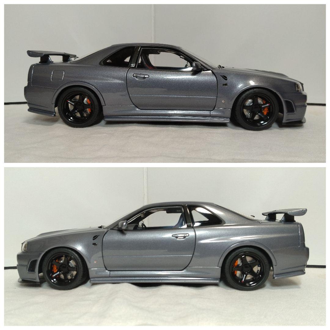 モーターヘリックス MOTORHELIX 1/18 GT-R R34 CRS