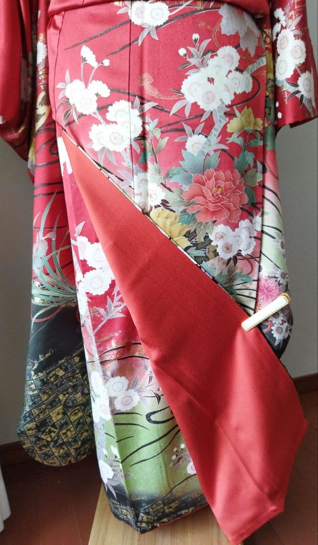 kkim様　練習用にも！　388.振袖単品　正絹　フルセット　成人式　谷崎潤一郎