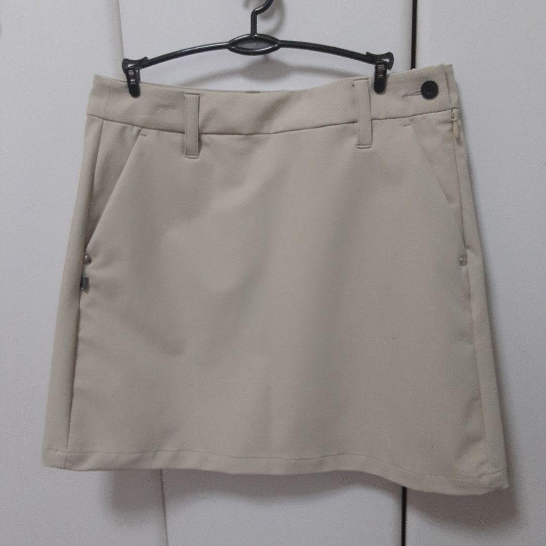 つばき　新品　B5IEFING ゴルフ　スカート　ベージュS 春夏用