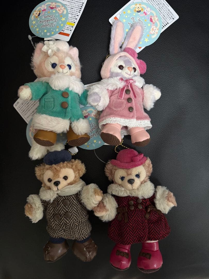 お顔厳選 ダッフィー　4点まとめ　winter twinkling town