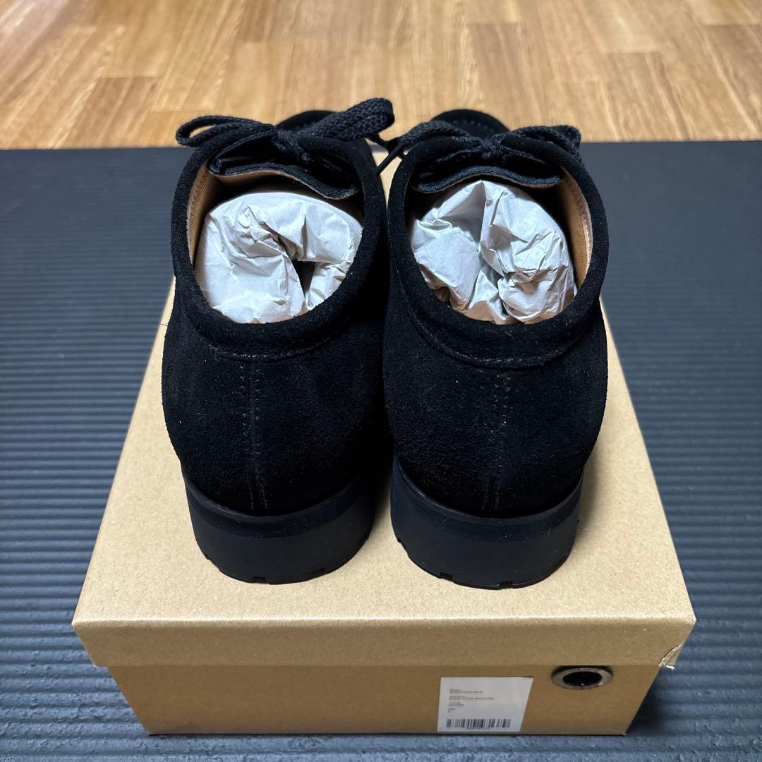 shiunブラックスエードモカシンシューズ 25.5-26.5cm相当