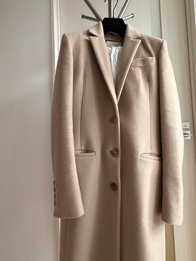 GUCCI ベージュ チェスターコート38