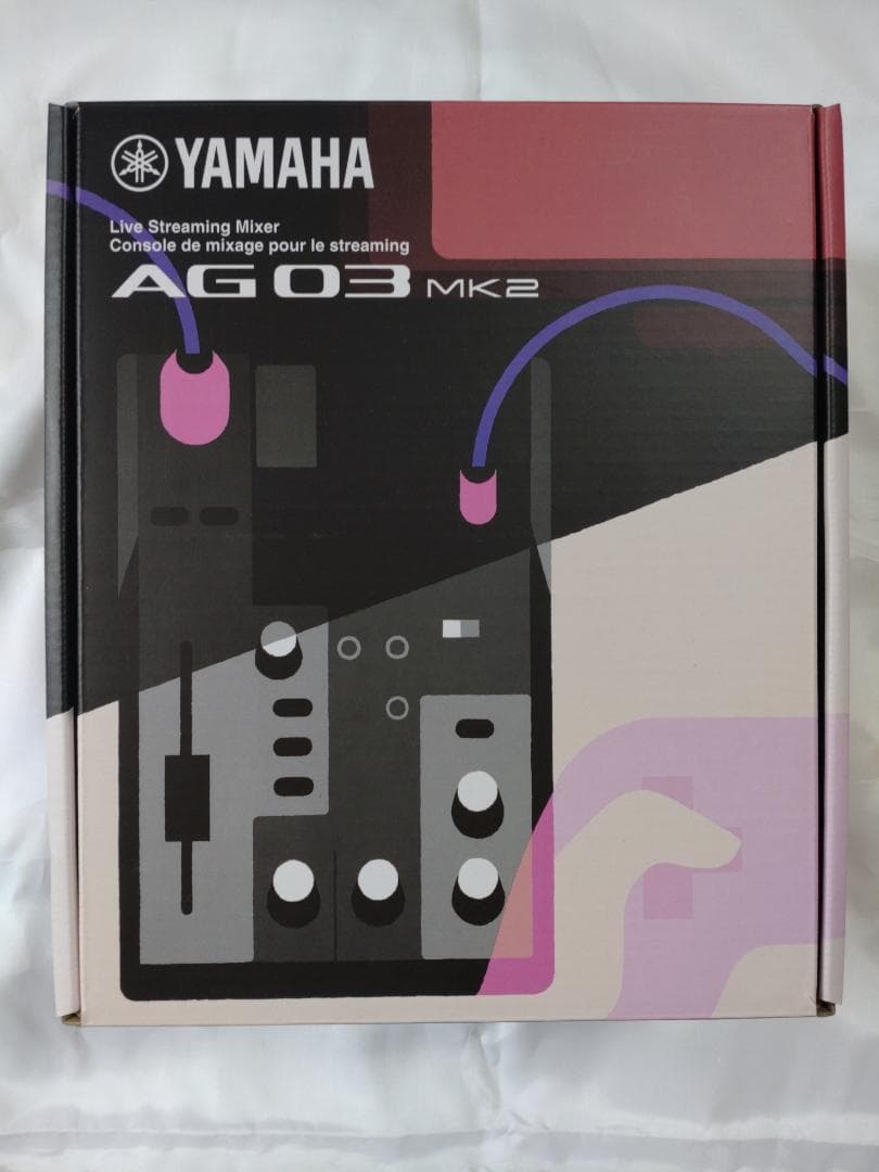 YAMAHA ライブストリーミングミキサー AG03MK2B 新品未使用