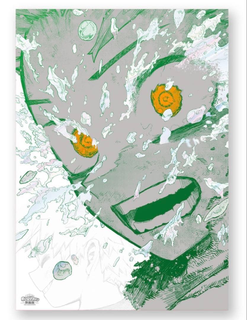 僕のヒーローアカデミア　原画展　A2アートポスター2枚セット