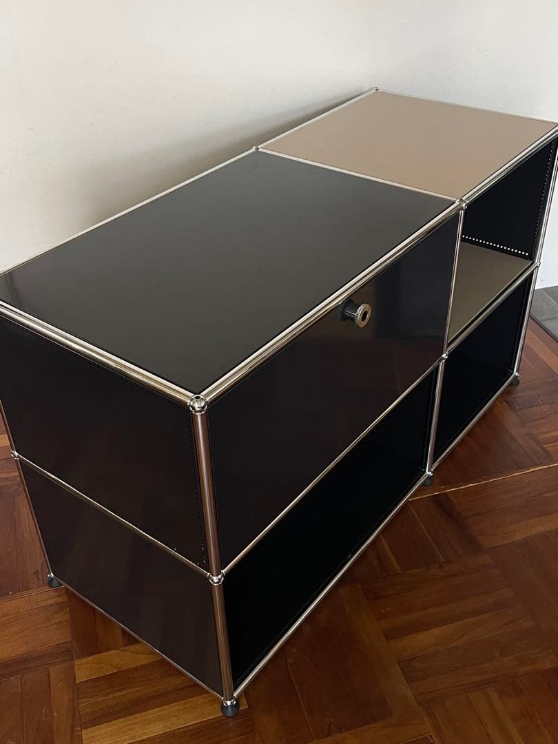 USM ハラー システム 2列 2段 ドロップダウンドア キャビネット