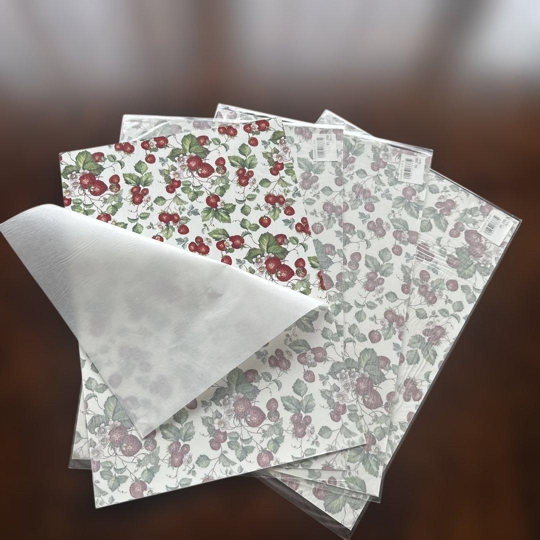 ⑨ポーセリンアート用転写紙23.4cm34cm 2枚セットのお値段(写真は4枚)