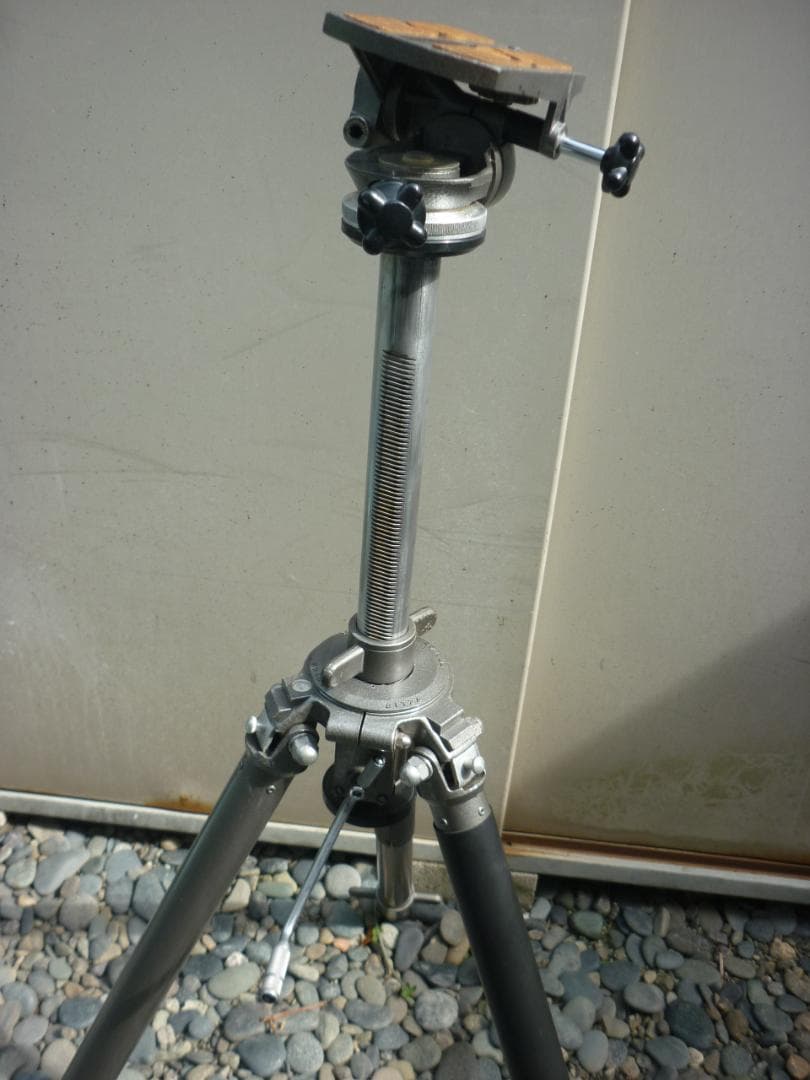 GITZO三脚 5型 3段大型アルミでギア式雲台+三脚バッグ付き