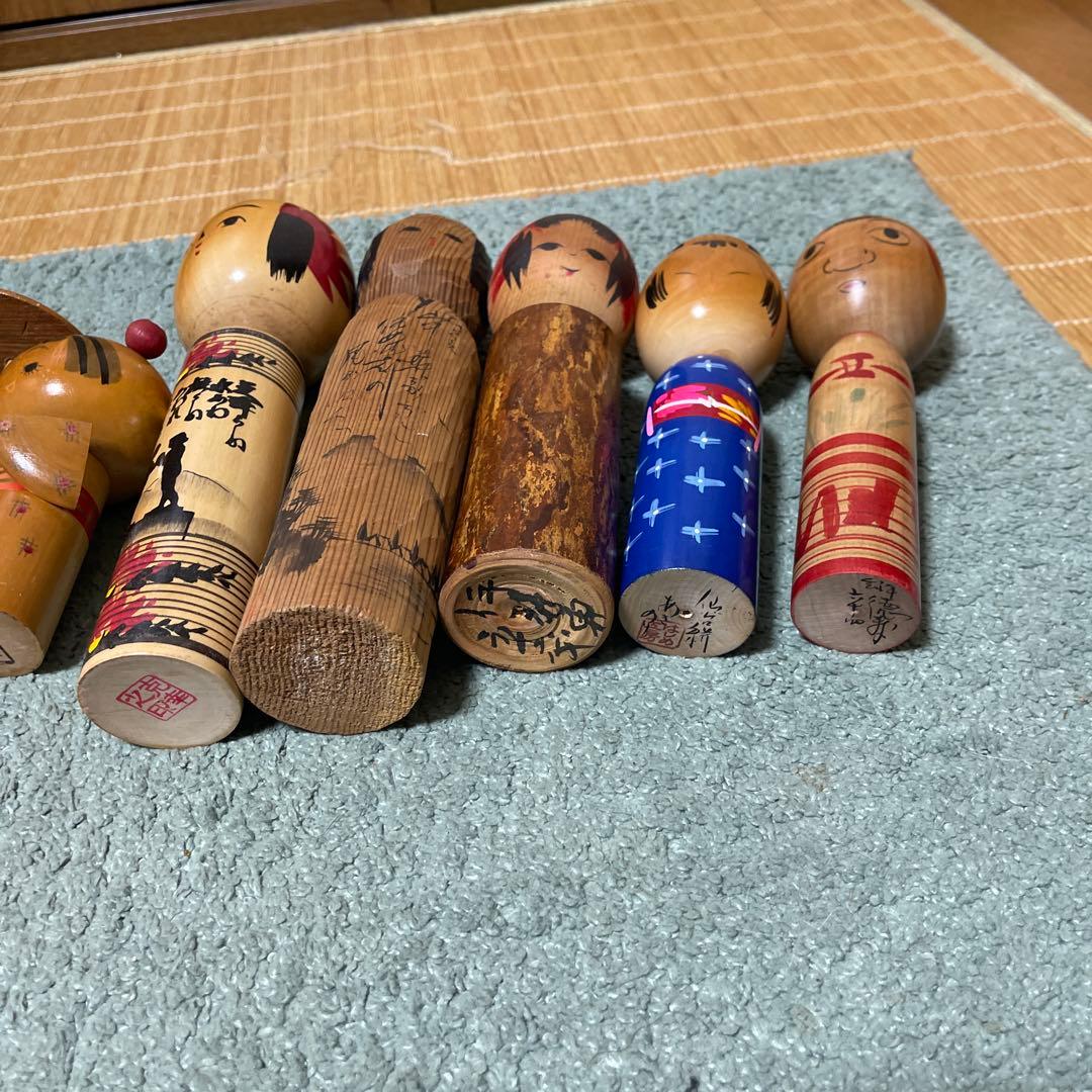 木製こけし人形 約32体 コレクション