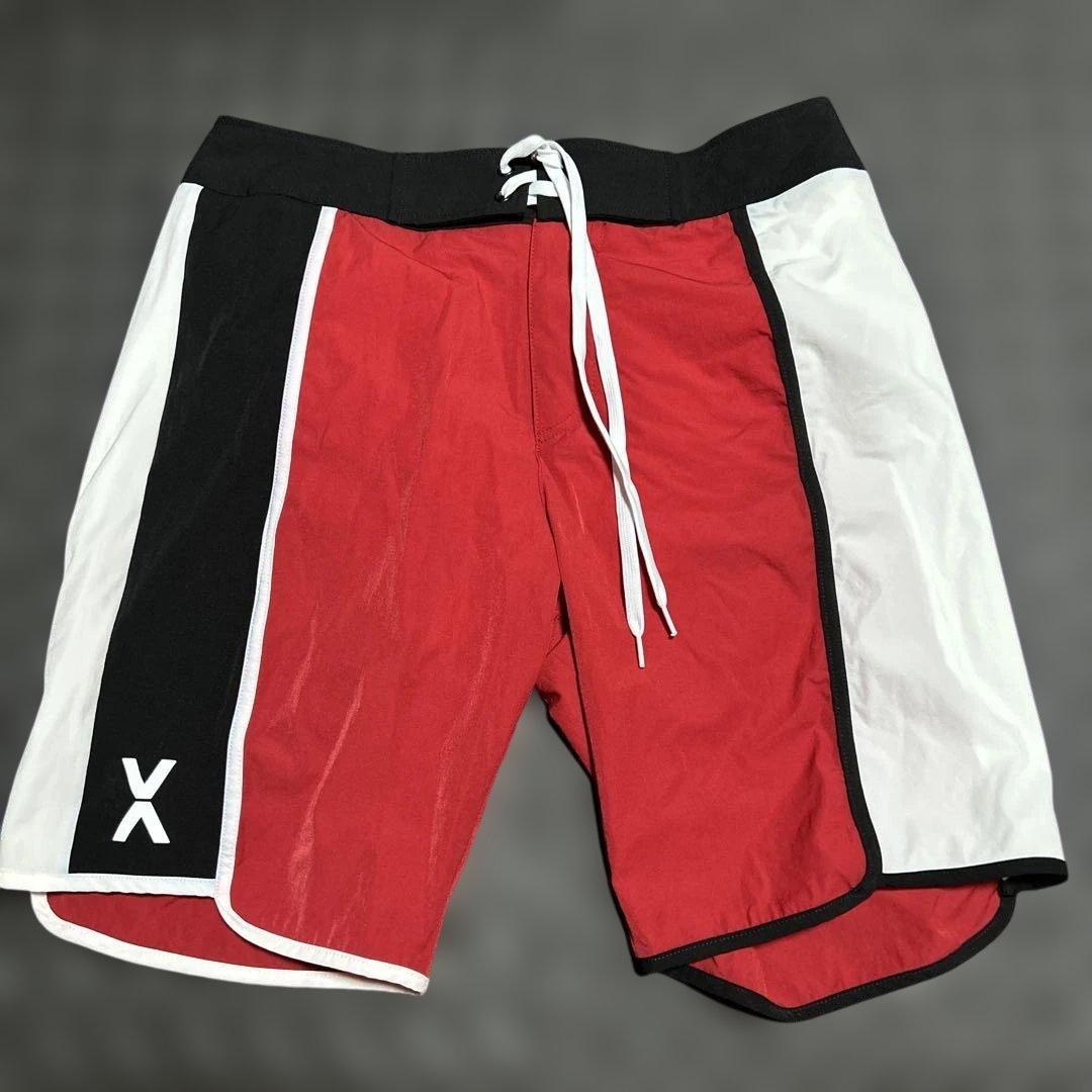 VEATM サーフパンツ　レッド　Mサイズ