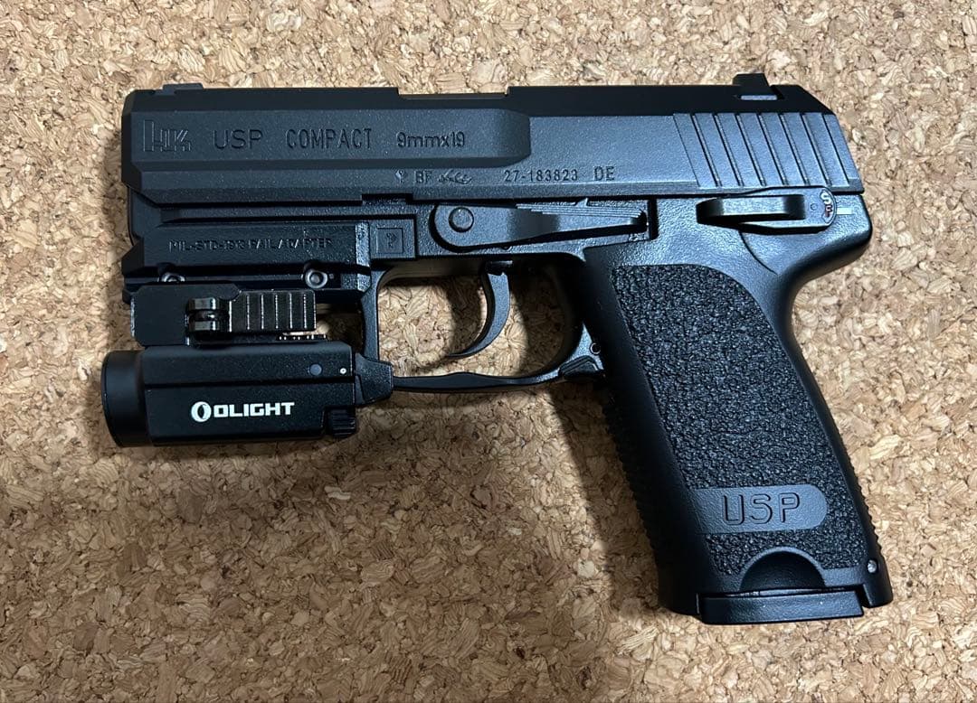 東京マルイ　USPコンパクト　ガスガン　オーライト　Olight