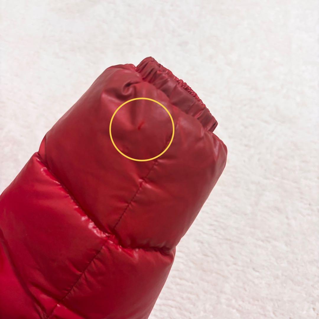 MONCLER 赤色ダウンジャケット 92cm