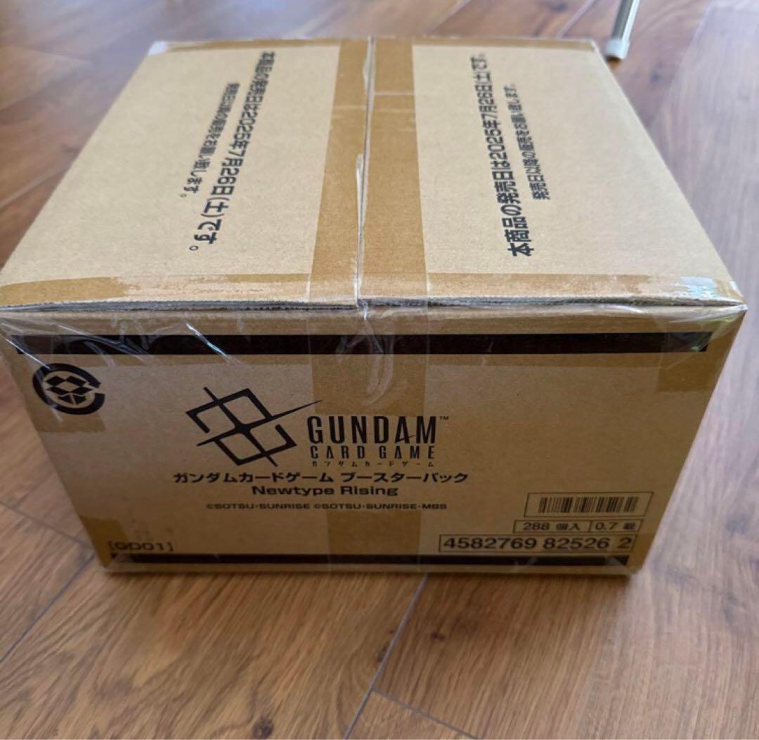 新品未開封カートン ガンダムカードゲーム ニュータイプ ライジング GD01