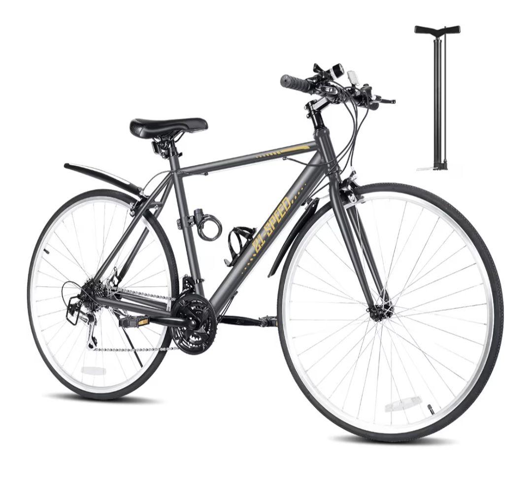 専用【新品】クロスバイク グレーMIXIU