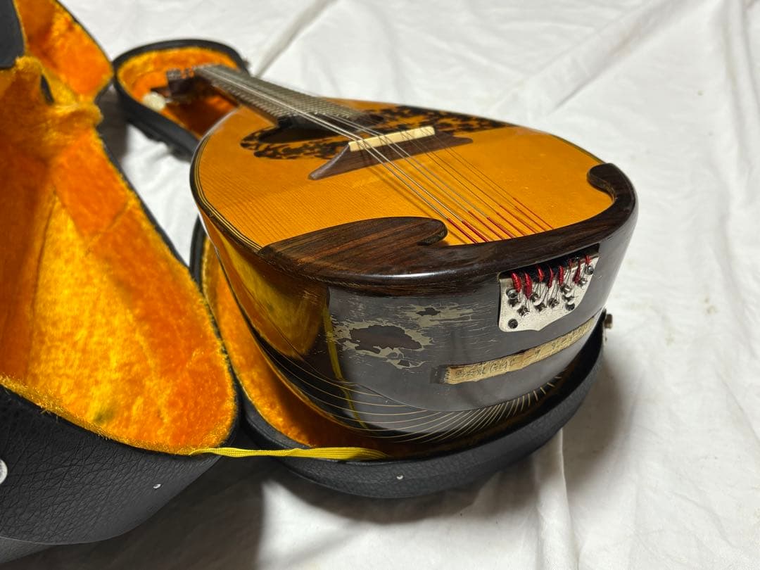 石川捷二郎　マンドリン　手工品　付属品と専用ケース付き　良品　1915-10-1