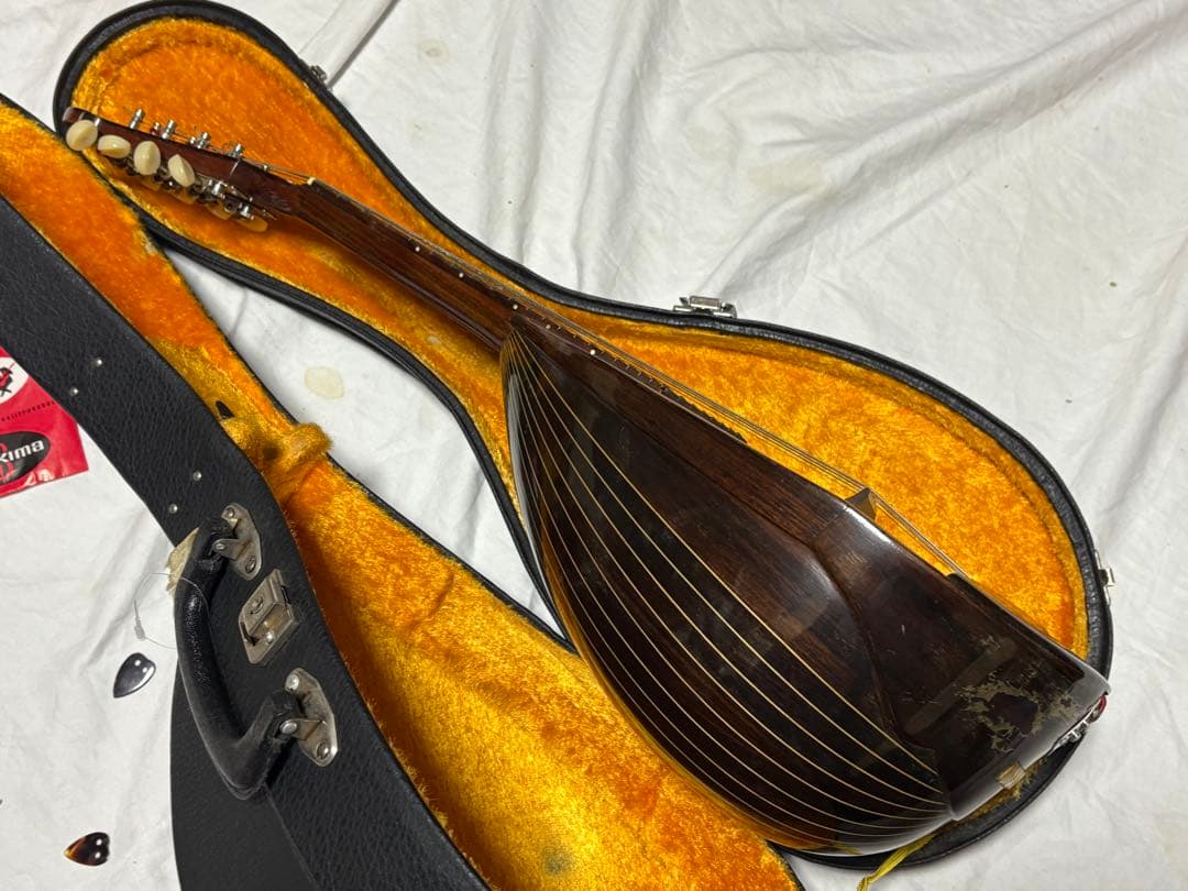 石川捷二郎　マンドリン　手工品　付属品と専用ケース付き　良品　1915-10-1