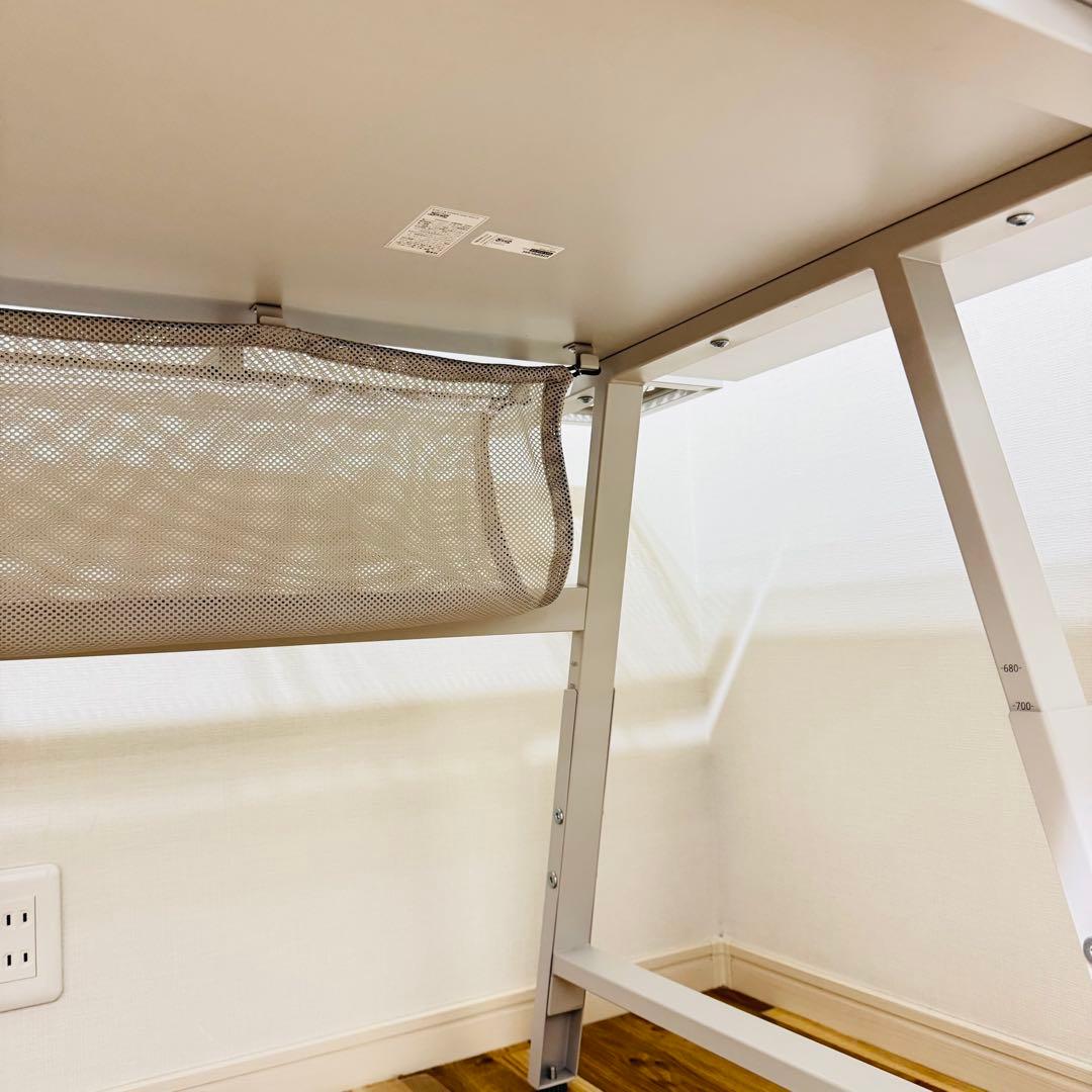 送料出品者負担 美品 IKEA ウーテスペラレ ゲーミングデスク ライトグレー