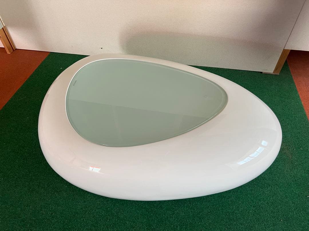 プ*読様 【O-1508】ローテーブル スペースエイジ 卵型テーブル エッグテー