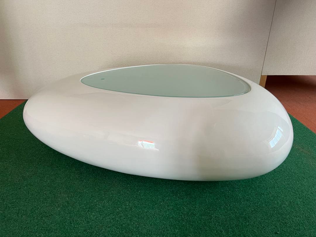 プ*読様 【O-1508】ローテーブル スペースエイジ 卵型テーブル エッグテー