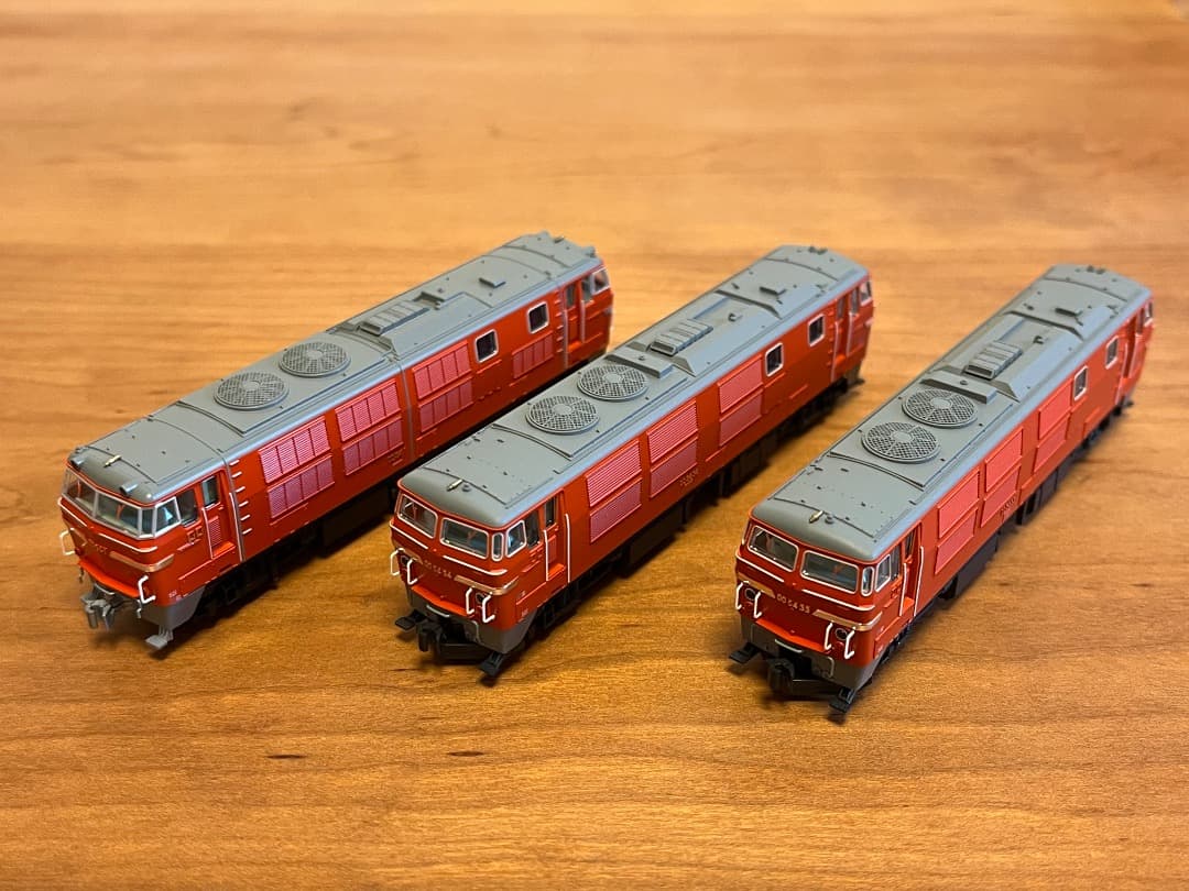 値下げ　KATO Nゲージ DD54機関車　３両セット